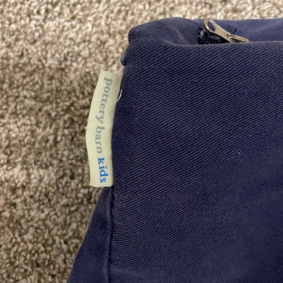 Pottery Barn My First Anywhere Chair Dark Blue Slipcover. Embroidered “Truett”. - Picture 6 of 6